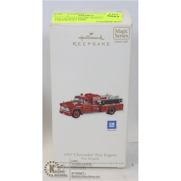 975-114 HALLMARK KEEPSAKE-1957 CHEVROLET FIRE