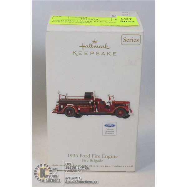 975-115 HALLMARK KEEPSAKE-1936 FORD FIRE ENGINE