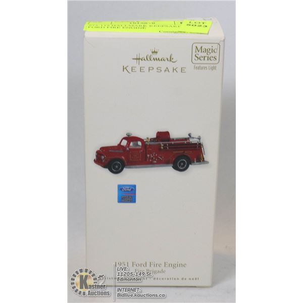 975-112 HALLMARK KEEPSAKE-1951 FORD FIRE ENGINE