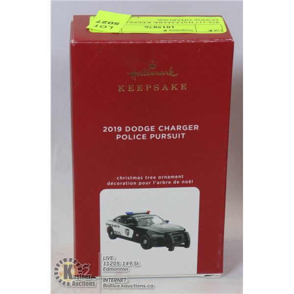 975-117 HALLMARK KEEPSAKE-2019 DODGE GHARGER