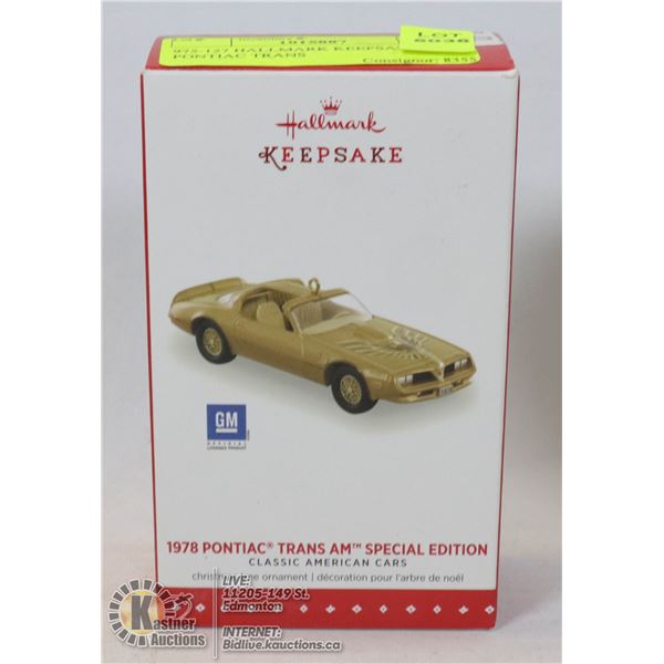 975-127 HALLMARK KEEPSAKE-1978 PONTIAC TRANS