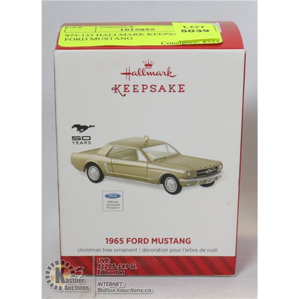 975-133 HALLMARK KEEPSAKE-1965 FORD MUSTANG