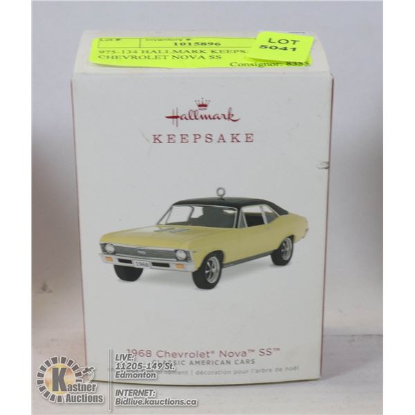 975-134 HALLMARK KEEPSAKE-1968 CHEVROLET NOVA SS