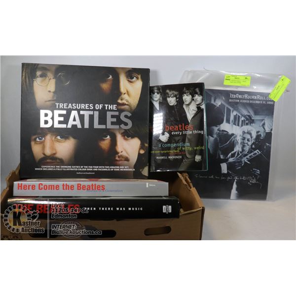 FLAT OF BEATLES BOOKS