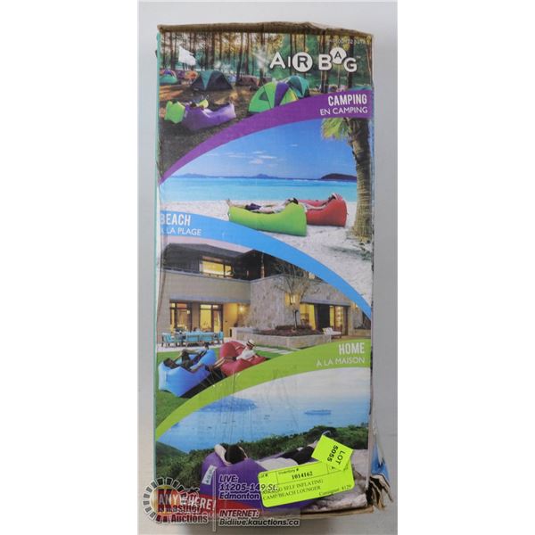 AIR BAG SELF INFLATING CAMP/BEACH LOUNGER