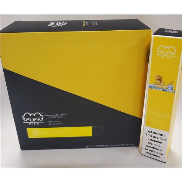 800 PUFFS PLUS E-CIGAERETTE BANANA ICE CREAM