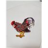 Image 1 : ROOSTER RHINESTONE BROOCH