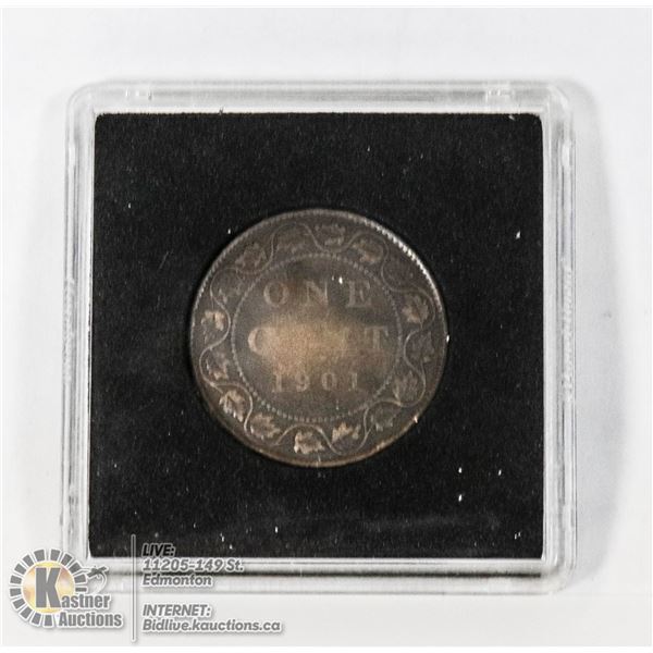 1901 VICTORIAN CANADIAN LARGE CENT
