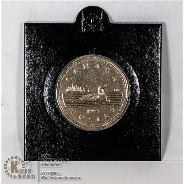 1999 CANADIAN LOON DOLLAR NOT ISSUED IN CHANGE