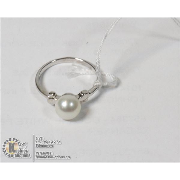 #314-FRESH WATER PEARL RING SIZE 7.5