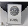 Image 1 : 1953 CANADIAN SILVER $1, PROOF CAMEO, NSS-SWL VERS