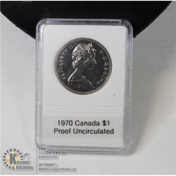 1970 CANADIAN SILVER $1, PROOF
