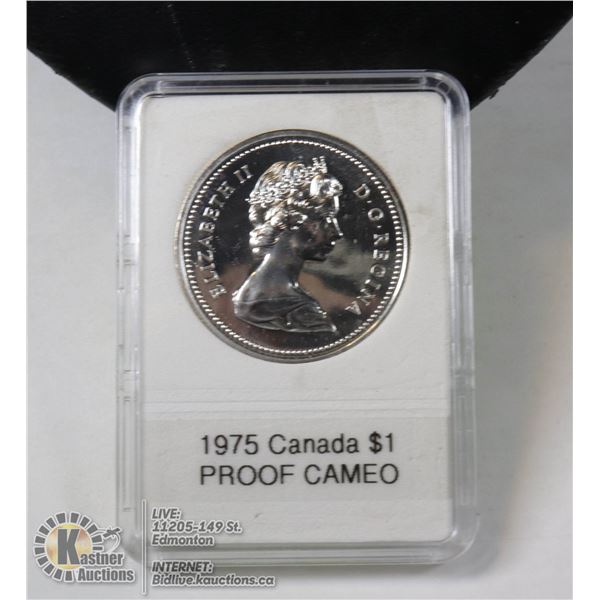 1975CANADIAN $1, PROOF CAMEO