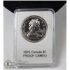 Image 1 : 1975CANADIAN $1, PROOF CAMEO