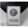 Image 1 : 1961 CANADIAN SILVER 1/2 DOLLAR, PROOF UNCIRCULATE