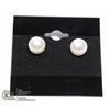 Image 1 : #267-FRESH WATER PEARL STUD EARRINGS 9-10mm