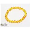 Image 1 : #304-RESIN BEAD BRACELET 7.5"/ 8mm