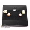 Image 1 : #259-FRESH WATER PEARL STUD EARRINGS 6-7mm