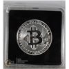 Image 1 : SILVER PLATED BITCOIN IN PROTECTIVE CASE