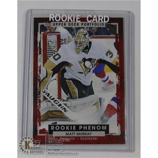 MATT MURRAY ROOKIE CARD