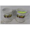 Image 1 : 2 ANTIQUE CAR VINTAGE BARBER CUPS