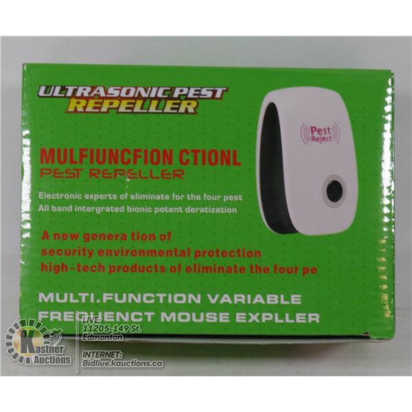 ULTRASONIC PEST REPELLER, MULTI-FUNCTION