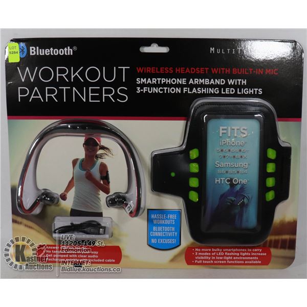 MULTITECH BLUETOOTH WIRELESS HEADSET WITH BUILT