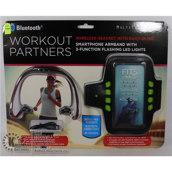 MULTITECH BLUETOOTH WIRELESS HEADSET WITH BUILT