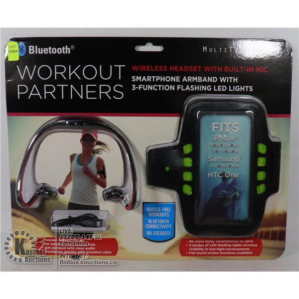 MULTITECH BLUETOOTH WIRELESS HEADSET WITH BUILT