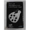 Image 1 : RAINLUXE ADJUSTABLE 3 INCH 6 JET SHOWER HEAD