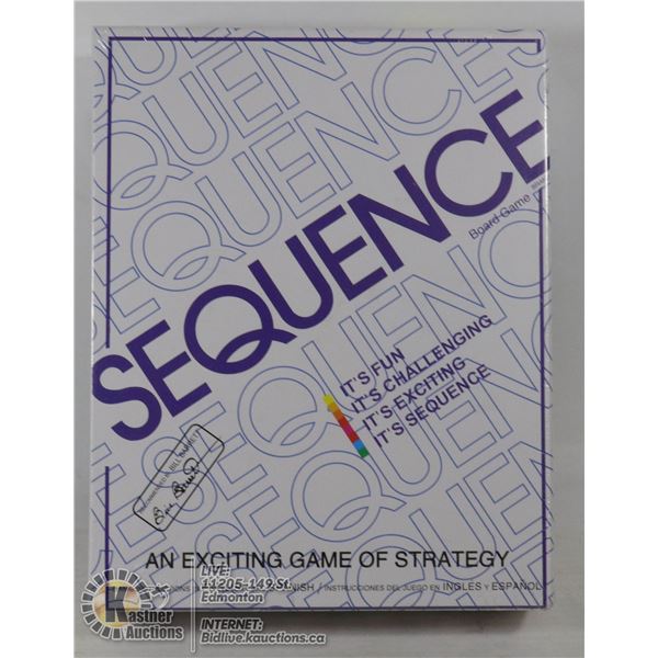 SEQUENCE: AN EXCITING GAME OF STRATEGY