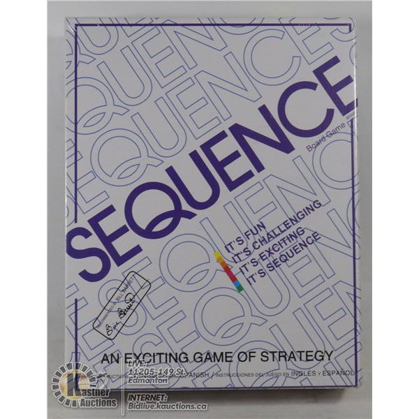 SEQUENCE: AN EXCITING GAME OF STRATEGY