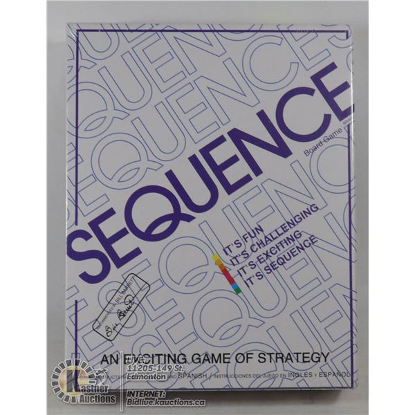 SEQUENCE: AN EXCITING GAME OF STRATEGY