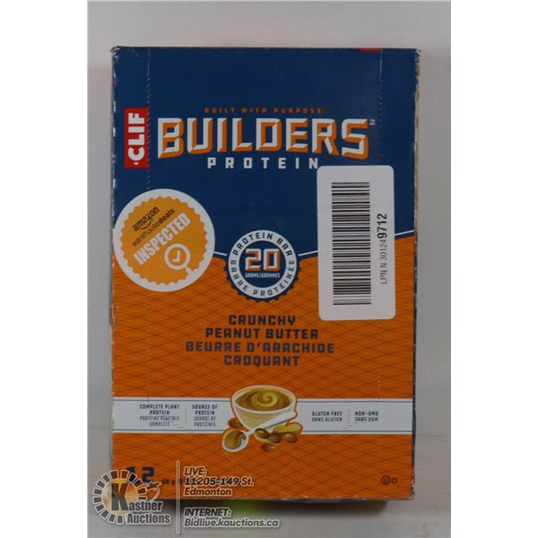 BUILDERS PROTEIN BARS - CRUNCHY PEANUT BUTTER