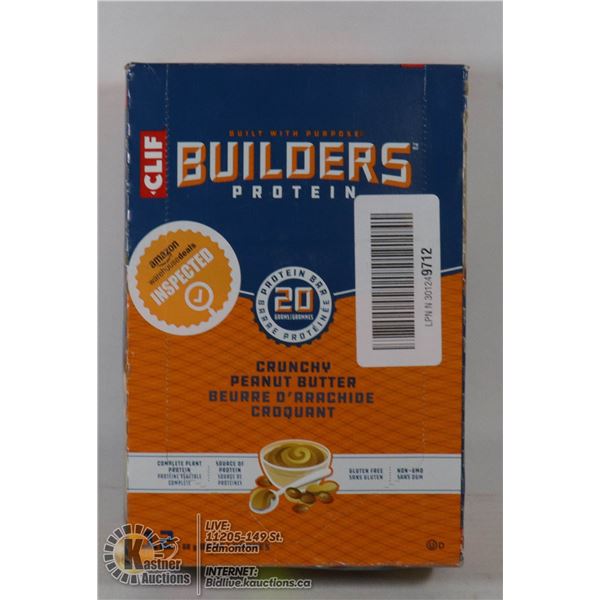 BUILDERS PROTEIN BARS - CRUNCHY PEANUT BUTTER
