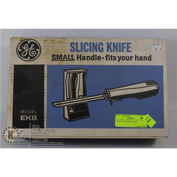 GE ELECTRIC KNIFE-USED