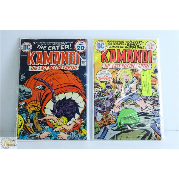 KAMANDI #18 & #27; 50 YR OLD COLLECTOR COMICS