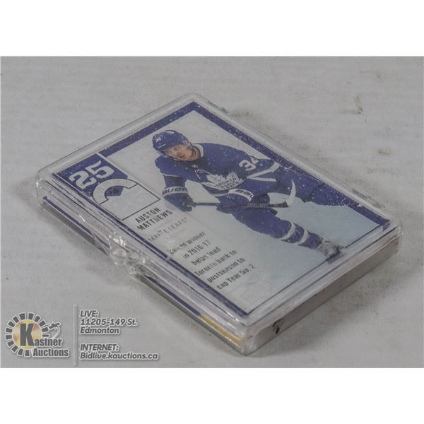 LOT OF 12 UPPERDECK  2018-19 UNDER 25 INSERTS