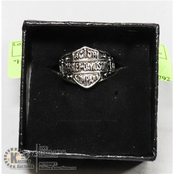 "HARLEY-DAVIDSON" RING SIZE 6
