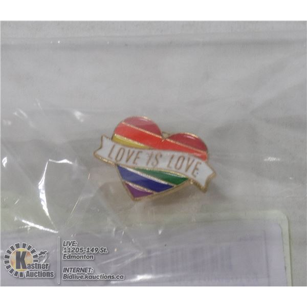 NEW LOVE IS LOVE PIN