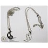 Image 1 : NEW YING AND YANG NECKLACE SET