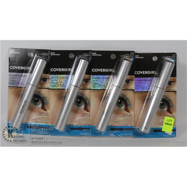 LOT OF 4 COVERGIRL EXHIBITIONIST MASCARA - ULTRA