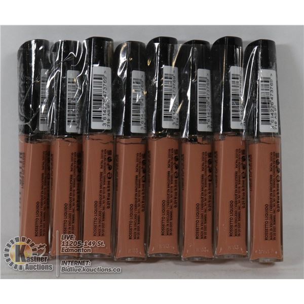 LOT OF 8 STAY SATIN LIQUID LIP COLOUR #8153