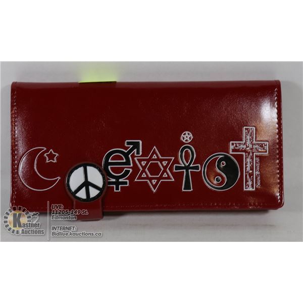NEW SHAGWEAR RELIGIOUS SYMBOLS WALLET