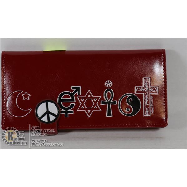 NEW SHAGWEAR RELIGIOUS SYMBOLS WALLET