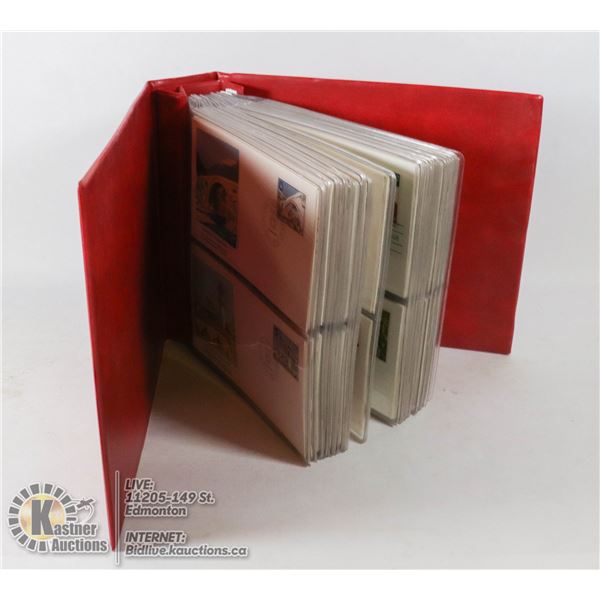 LARGE BINDER OF MIXED WORLD FIRST DAY COVER STAMPS