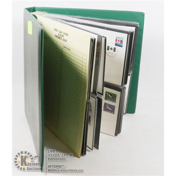 ESTATE BINDER FULL OF CANADA FIRST DAY COVERS