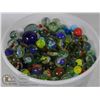 Image 1 : CONTAINER OF MARBLES FROM THE 1960'S