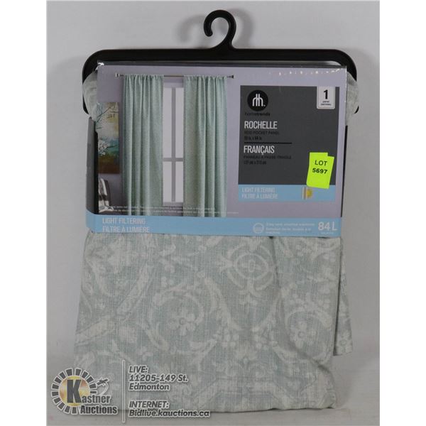 ROD POCKET CURTAIN PANEL, 50" X 48"