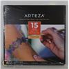 Image 1 : ARTEZA WATERPROOF 15 COLOR GLITTER TATTOO SET